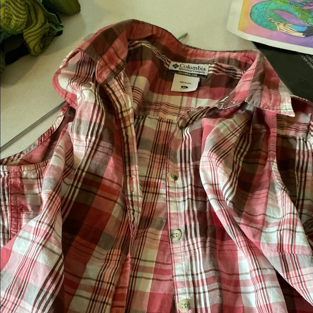 Columbia Multicolor Plaid Shirt